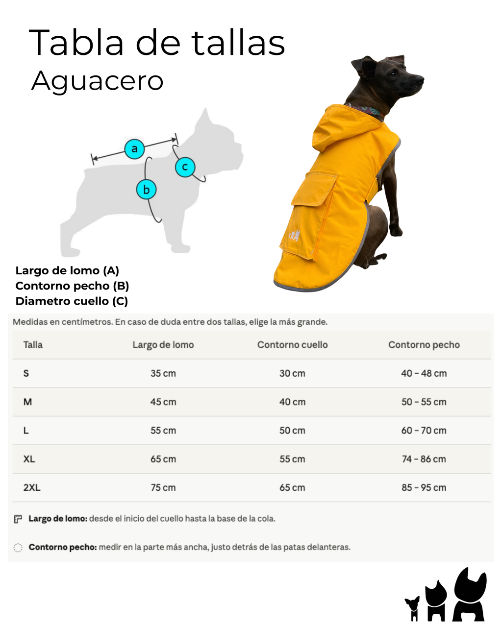 Impermeable Aguacero para perros — BM for Pets